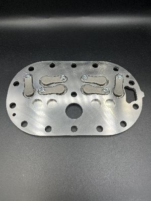 Kompressorventilplatte aus Edelstahl mit Druckbegrenzer und -regulator für den Gießprozess für industrielle Anwendungen